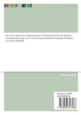 Theorien und Methoden der Kindheitsforschung Theorien und Methoden der Kindheitsforschung