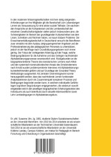 Bedingungsfaktoren für die Teilnahme an nachholender Alphabetisierung Bedingungsfaktoren für die Teilnahme an nachholender Alphabetisierung