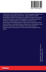 A Dictionary of the Chinook Jargon, or Trade Language of Oregon A Dictionary of the Chinook Jargon, or Trade Language of Oregon