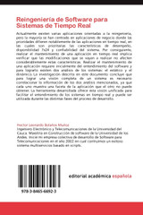 Reingeniería de Software para Sistemas de Tiempo Real Reingeniería de Software para Sistemas de Tiempo Real