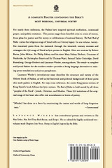 The Poets' Book of Psalms The Poets' Book of Psalms