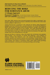 Reducing the Risks for Substance Abuse