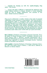 Drugs in Adolescent Worlds Drugs in Adolescent Worlds