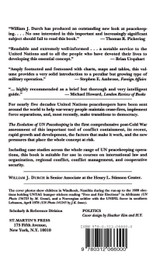 Evolution of UN Peacekeeping