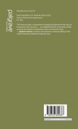 The Economics of Transaction Costs The Economics of Transaction Costs