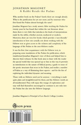 A Rabbi Reads the Psalms A Rabbi Reads the Psalms