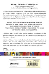 Culture in the Communication Age