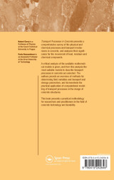 Transport Processes in Concrete