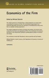 Economics of the Firm Economics of the Firm