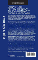 China's Post-Reform Economy - Achieving Harmony, Sustaining Growth