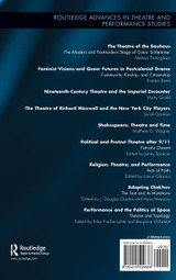 Performance and the Politics of Space Performance and the Politics of Space