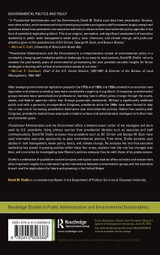 Presidential Administration and the Environment