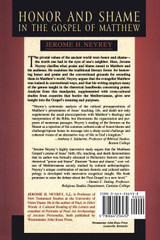Honor and Shame in the Gospel of Matthew Honor and Shame in the Gospel of Matthew