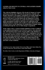 Gender and Identity in Central and Eastern Europe Gender and Identity in Central and Eastern Europe