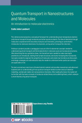Quantum Transport in Nanostructures and Molecules Quantum Transport in Nanostructures and Molecules