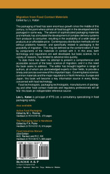 Migration from Food Contact Materials Migration from Food Contact Materials