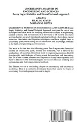 Uncertainty Analysis in Engineering and Sciences