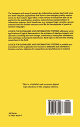 Logics for Databases and Information Systems