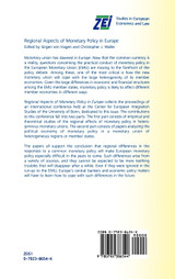 Regional Aspects of Monetary Policy in Europe Regional Aspects of Monetary Policy in Europe
