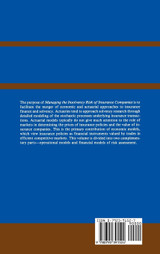 Managing the Insolvency Risk of Insurance Companies Managing the Insolvency Risk of Insurance Companies