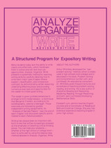 Analyze Organize Write Revised Ed.