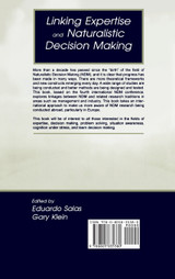 Linking Expertise and Naturalistic Decision Making