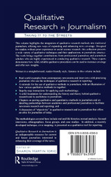 Qualitative Research in Journalism Qualitative Research in Journalism