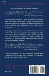 Behind the Lines in the Southern Confederacy
