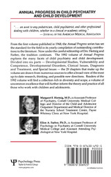 Annual Progress in Child Psychiatry and Child Development 1992