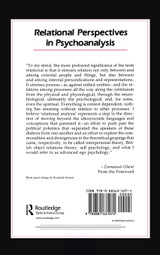 Relational Perspectives in Psychoanalysis Relational Perspectives in Psychoanalysis