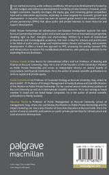 Public Private Partnerships for Infrastructure and Business Development