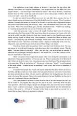 WHAT'S REAL? GOD IS NOT