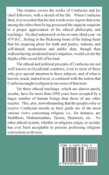 Ethics of Confucius, The