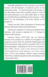 History of the Great American Fortunes (Volume Three) History of the Great American Fortunes (Volume Three)