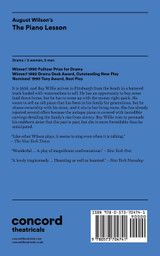 August Wilson's The Piano Lesson August Wilson's The Piano Lesson