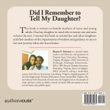 Did I Remember to Tell My Daughter? Did I Remember to Tell My Daughter?