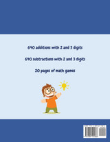 Math Workbook, Addition and Subtraction with 2,3 Digits, Grades 1-3