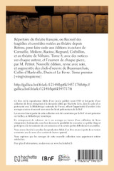 Répertoire du théatre françois, ou Recueil des tragédies et comédies. Tome 8