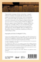 Trigonométrie canonique, divisée en trois livres Trigonométrie canonique, divisée en trois livres