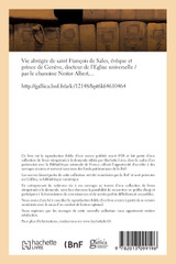 Vie abrégée de saint François de Sales, évêque et prince de Genève, docteur de l'Eglise universelle Vie abrégée de saint François de Sales, évêque et prince de Genève, docteur de l'Eglise universelle