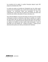 Les mystères de la police Les mystères de la police