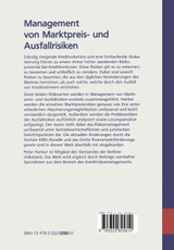 Management von Marktpreis- und Ausfallrisiken Management von Marktpreis- und Ausfallrisiken