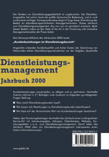 Dienstleistungsmanagement Jahrbuch 2000 Dienstleistungsmanagement Jahrbuch 2000