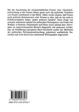 Politische Partizipation von Frauen Politische Partizipation von Frauen