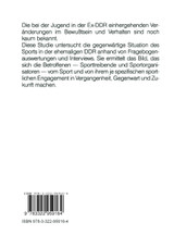 Jugend und Sport in den neuen Bundesländern