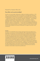 Escribir en la universidad