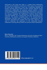 Middle School Teachers´ Influence on their Students` Mathematics Attitudes