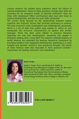 Cognitive and Metalinguistic Precursors of Emergent Literacy Skills