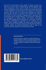 Asset Liability Management -Individual and institutional approaches Asset Liability Management -Individual and institutional approaches