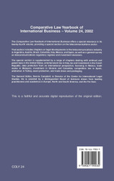Comparative Law Yearbook of International Business 2002 Vol 24 Comparative Law Yearbook of International Business 2002 Vol 24
